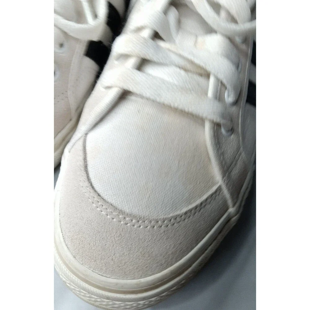 Adidas Originals Nizza Lo Classic Sneakers Mens Size 13 Shoes White & Black